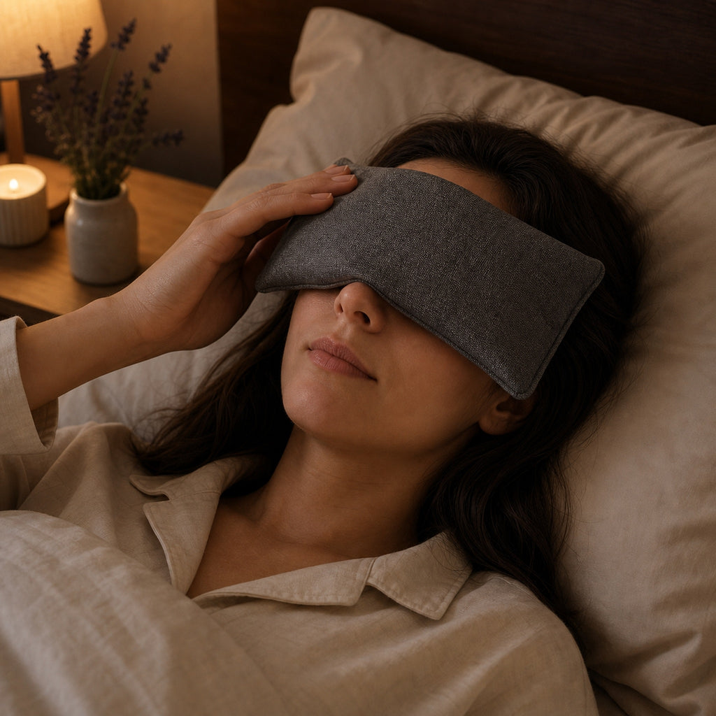 Weighted Lavender Eye Pillow — lifestyle